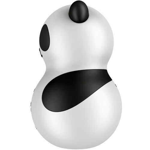 SATISFYER - POCKET PANDA ESTIMULADOR & VIBRADOR BLANCO Y NEGRO