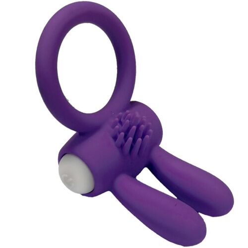 ARMONY - MR BUNNY ANILLO VIBRADOR SILICONA PURPLE