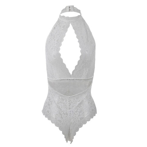 SUBBLIME - 953867 BODY DE ENCAJE BLANCO L/XL