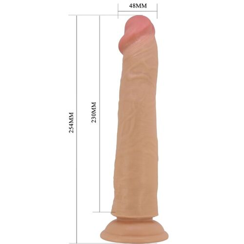 PRETTY LOVE - SHARIFE DILDO REALÍSTICO 25 CM NATURAL