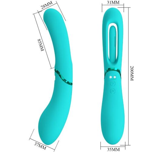 ROMANCE - LEXIE VIBRADOR PUNTO G 7 VIBRACIONES AZUL