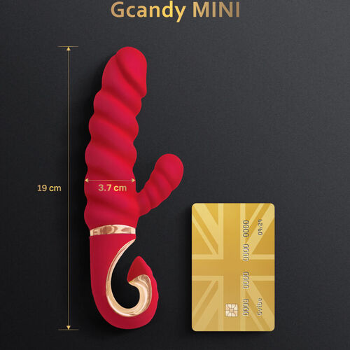 G-VIBE - GCANDY MINI VIBRADOR SILICIONA ROJO