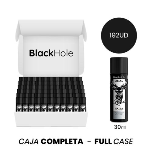 MOQ 192 - BLACK HOLE BASE SILICONA CONCENTRADA DILATACION ANAL 30 ML