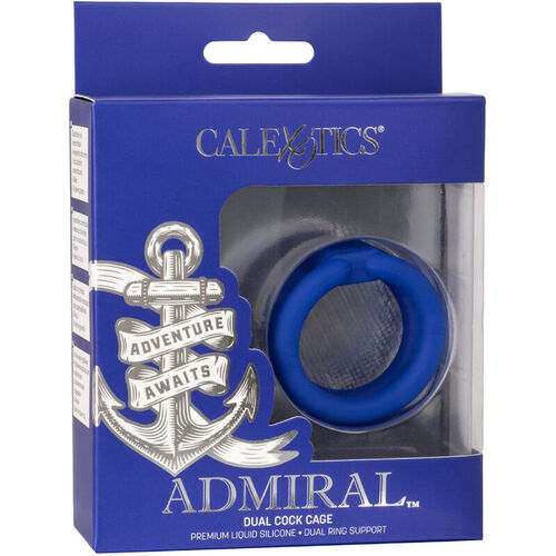 CALEXOTICS - ADMIRAL JAULA DOBLE PARA PENE AZUL