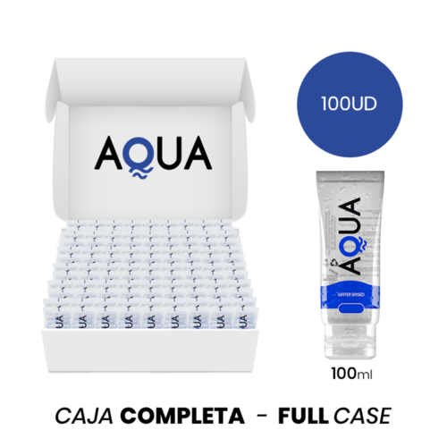 MOQ 100 - AQUA QUALITY LUBRICANTE BASE DE AGUA 100 ML