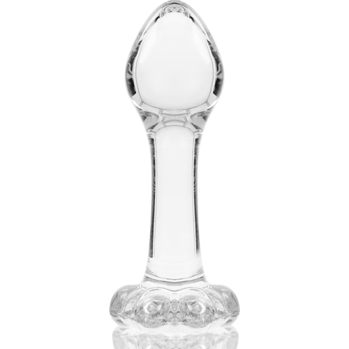 NEBULA SERIES BY IBIZA - MODELO 2 PLUG CRISTAL BOROSILICATO TRANSPARENTE 11 CM -O- 3.5 CM