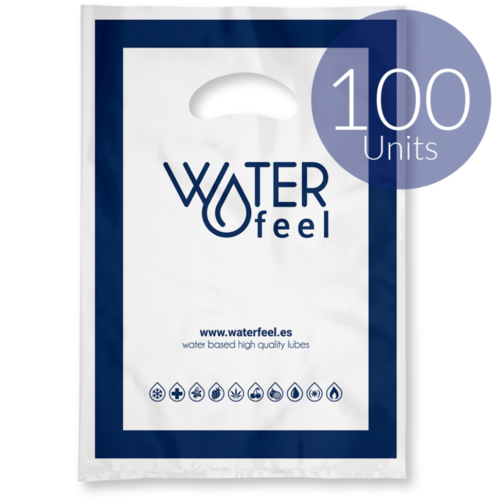 WATERFEEL - 100 BOLSAS PLASTICO PEQUEÑAS 25 X 35 CM