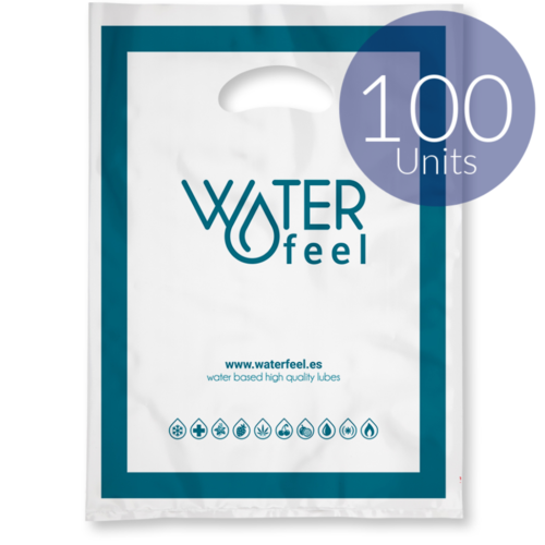 WATERFEEL - 100 BOLSAS PLASTICO MEDIANAS 30 X 40 CM