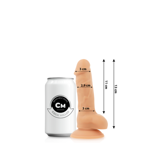 COCK MILLER - SILICONA DENSITY COCKSIL ARTICULABLE 13 CM