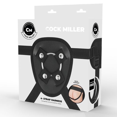 COCK MILLER - ARNES + SILICONA DENSITY ARTICULABLE COCKSIL NEGRO 19,5 CM