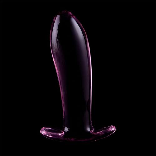 NEBULA SERIES BY IBIZA - MODELO 5 PLUG CRISTAL BOROSILICATO ROSA 12.5 CM -O- 3.5 CM