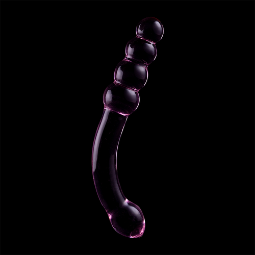 NEBULA SERIES BY IBIZA - MODELO 14 DILDO CRISTAL BOROSILICATO ROSA 18.5 CM -O- 3 CM