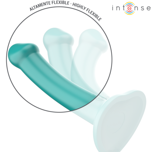 INTENSE - KATIE VIBRADOR CON VENTOSA 10 VIBRACIONES AZUL OSCURO CONTROL REMOTO