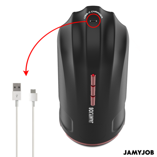 JAMYJOB - MEGABITE MASTURBADOR BOCA AUTOMÁTICO 5 MODOS SUCCIÓN Y VIBRACIÓN