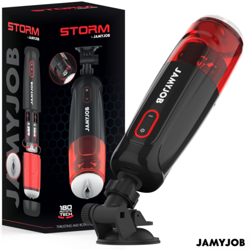 JAMYJOB - STORM MASTURBADOR VAGINA AUTOMÁTICO 10 MODOS ROTACIÓN Y EMPUJE