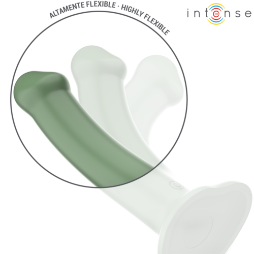 INTENSE - BECCA VIBRADOR CON VENTOSA 10 VIBRACIONES VERDE CONTROL REMOTO