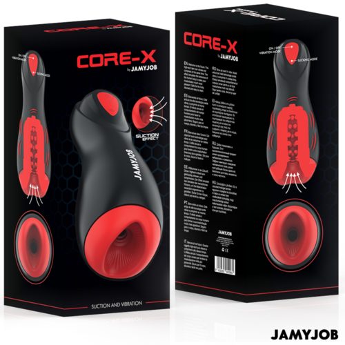 JAMYJOB - CORE-X MASTURBADOR AUTOMÁTICO 5 MODOS SUCCIÓN Y VIBRACIÓN