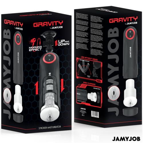 JAMYJOB - GRAVITY MASTURBADOR VAGINA AUTOMÁTICO 5 MODOS SUCCIÓN