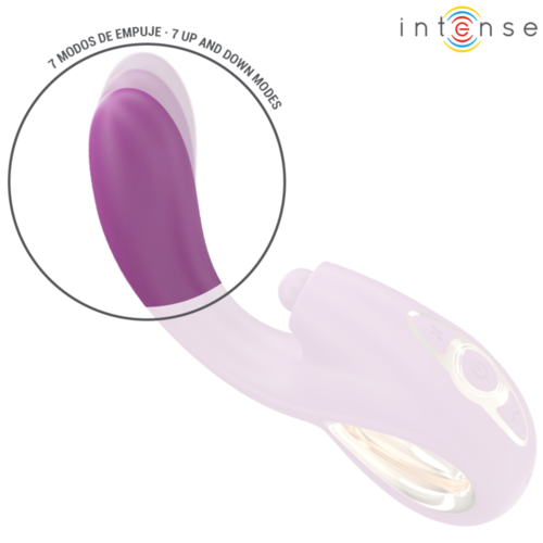 INTENSE - LALI VIBRADOR PUNTO G MULTIFUNCIÓN ESTIMULACIÓN & EMPUJE & VIBRACIÓN MORADO