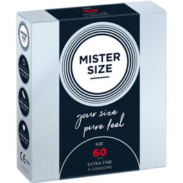 MISTER SIZE - PRESERVATIVOS TALLA XL 60 MM (3 UNIDADES)