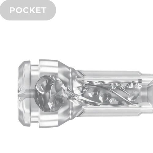 KIIROO - FEEL POCKET STROKER CRYSTAL BY KIIROO TRANSPARENTE