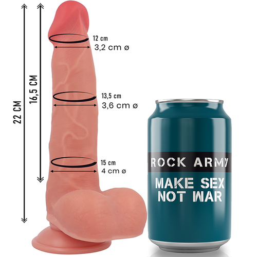 ROCKARMY - RANGER 22 CM -O- 3.6 CM DUAL DENSITY LIQUID SILICONE