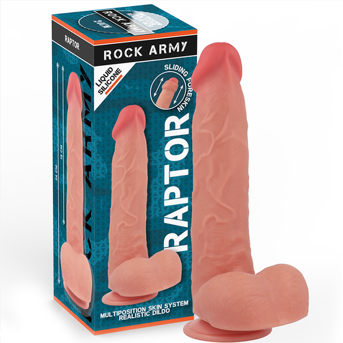 ROCKARMY - RAPTOR 24 CM -O- 4.4 CM DUAL DENSITY LIQUID SILICONE