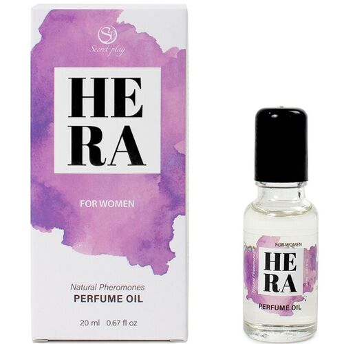 SECRETPLAY - HERA PERFUME NATURAL FEROMONAS EN ACEITE PARA MUJER 20 ML