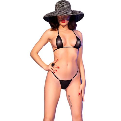 CHILIROSE - CR 4840 MICRO BIKINI NEGRO S/M