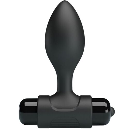 PRETTY LOVE - VIBRA BUTT PLUG ANAL 10 VIBRACIONES NEGRO