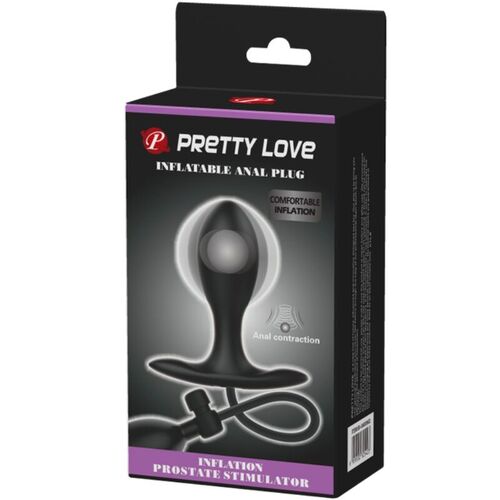 PRETTY LOVE - PLUG ANAL INFLABLE NEGRO