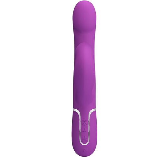 PRETTY LOVE - VIBRADOR & ESTIMULADOR MULTIFUNCIÓN 4 EN 1 MORADO