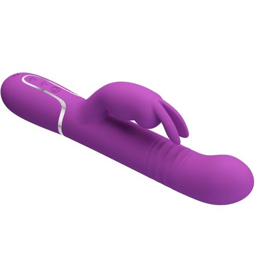 PRETTY LOVE - COALE VIBRADOR RABBIT MULTIFUNCIÓN 4 EN 1 MORADO