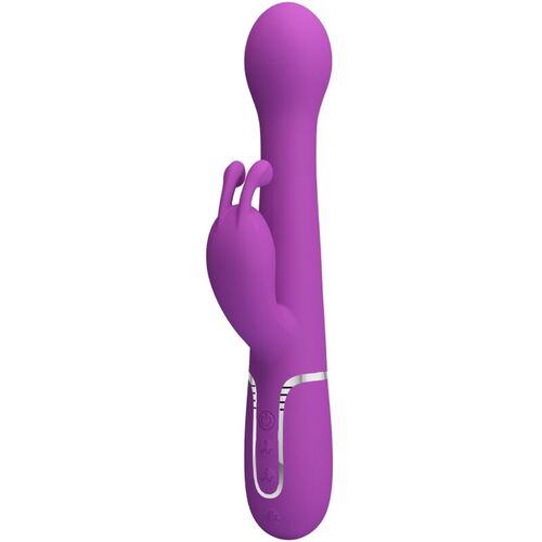 PRETTY LOVE - DEJON VIBRADOR RABBIT MULTIFUNCIÓN 3 EN 1 MORADO