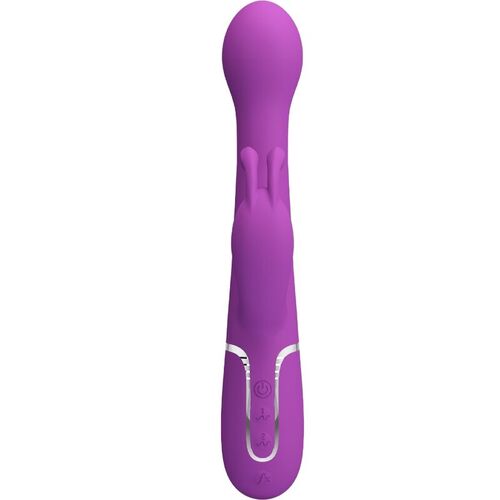 PRETTY LOVE - DEJON VIBRADOR RABBIT MULTIFUNCIÓN 3 EN 1 MORADO