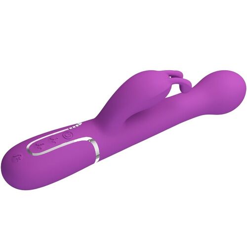 PRETTY LOVE - DEJON VIBRADOR RABBIT MULTIFUNCIÓN 3 EN 1 MORADO