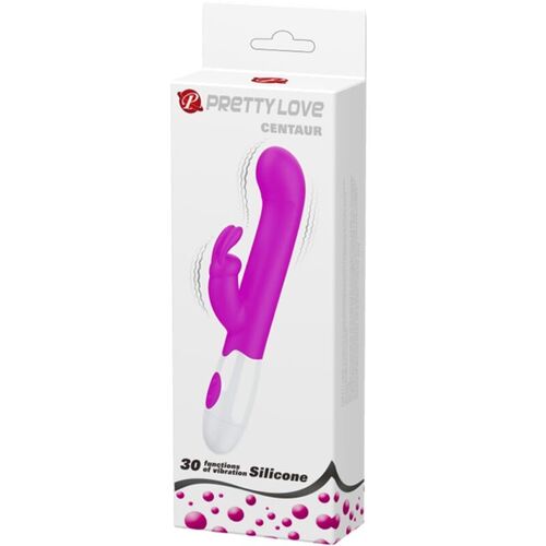 PRETTY LOVE - CENTAUR VIBRADOR RABBIT 30 MODOS DE VIBRACIÓN MORADO