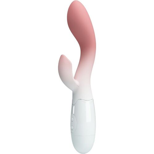 PRETTY LOVE - BRIGHTY VIBRADOR PUNTO G + ESTIMULADOR CLÍTORIS 30 VIBRACIONES ROSA