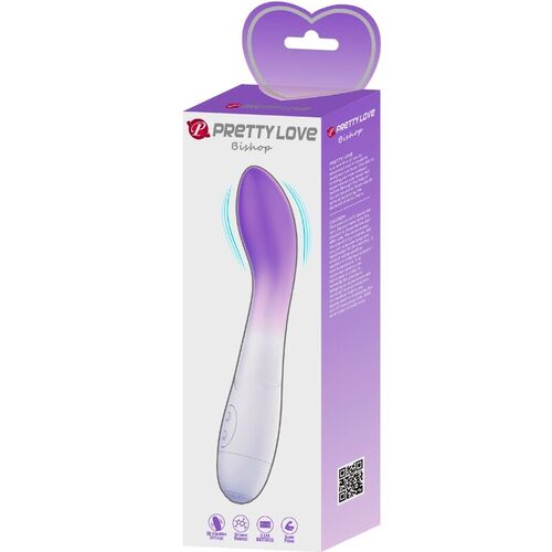 PRETTY LOVE - BISHOP VIBRADOR PUNTO G 30 VIBRACIONES MORADO