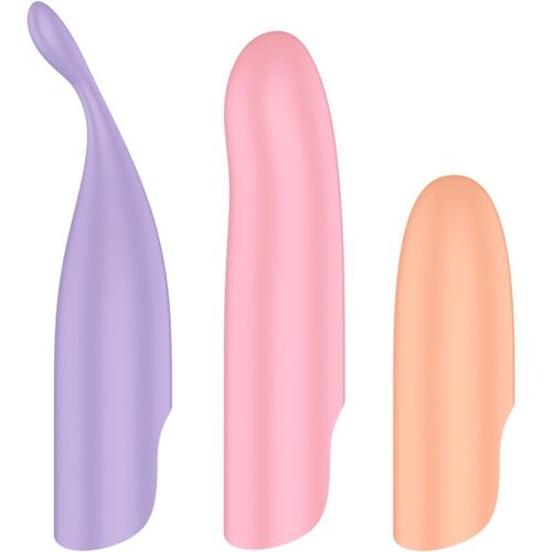 SATISFYER - PLAYFUL FOUR SET VIBRADORES 4 EN 1 + POWER BULLET