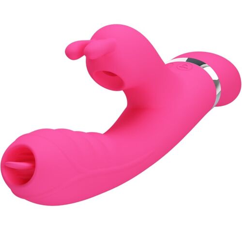 PRETTY LOVE - PHOENIX VIBRADOR RABBIT MULTIFUNCIÓN ROSA