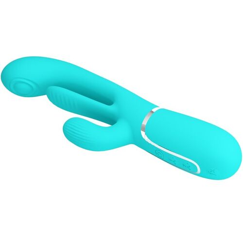 PRETTY LOVE - SHANIA TRIPLE VIBRADOR RABBIT MULTIFUNCIÓN 3 EN 1