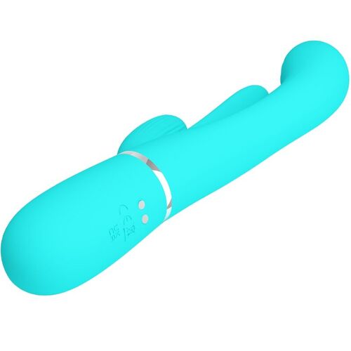 PRETTY LOVE - SHANIA TRIPLE VIBRADOR RABBIT MULTIFUNCIÓN 3 EN 1