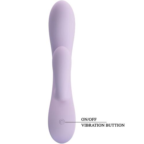 PRETTY LOVE - ROSOLYN VIBRADOR RABBIT 10 VIBRACIONES MORADO