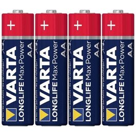 VARTA - MAX POWER PILA ALCALINA AA LR6 RETRACTIL*4