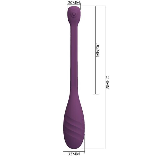 PRETTY LOVE - LEVIATHAN VIBRADOR CONTROLADO POR APP MORADO