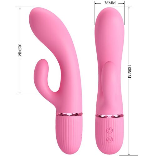 PRETTY LOVE - MARSKI VIBRADOR RABBIT & PUNTO G ROSA