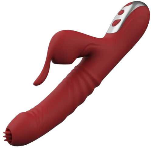 ARMONY - SUCK VIBRADOR & SUCCIONADOR CON LENGUA ESTIMULADORA BURDEOS