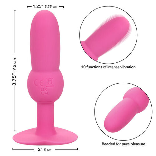 CALEXOTICS - FIRST TIME PLUG ANAL CON CUENCAS 10 VIBRACIONES ROSA