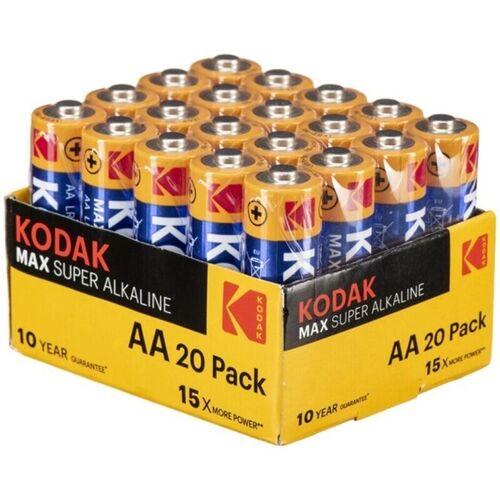 KODAK - MAX PILA ALCALINA AA LR6 PACK*20 PILAS